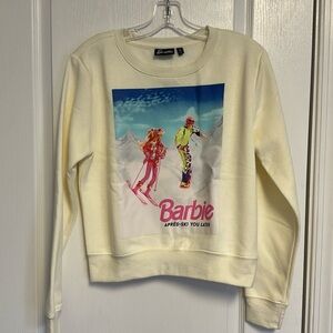 NWT Barbie Sweatshirt Cream size Medium